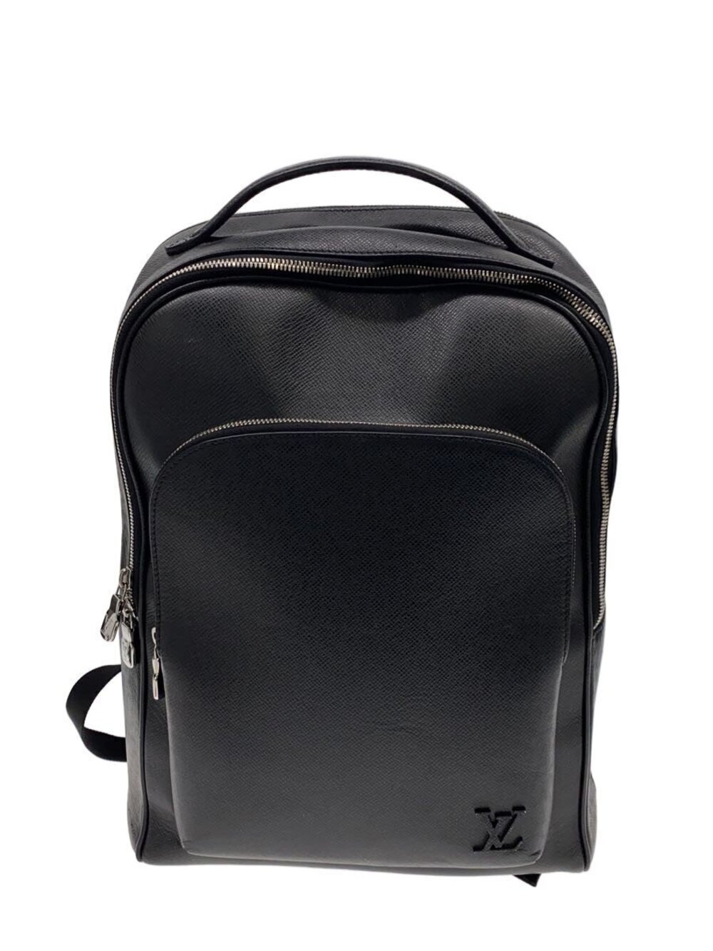 LOUIS VUITTON Taiga Avenue Sling Bag Backpack Leather Black